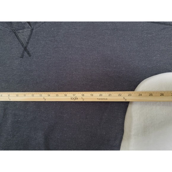 The North Face Women's Terry Pullover Hoodie Size Small Black Heather Top - Picture 8 of 9